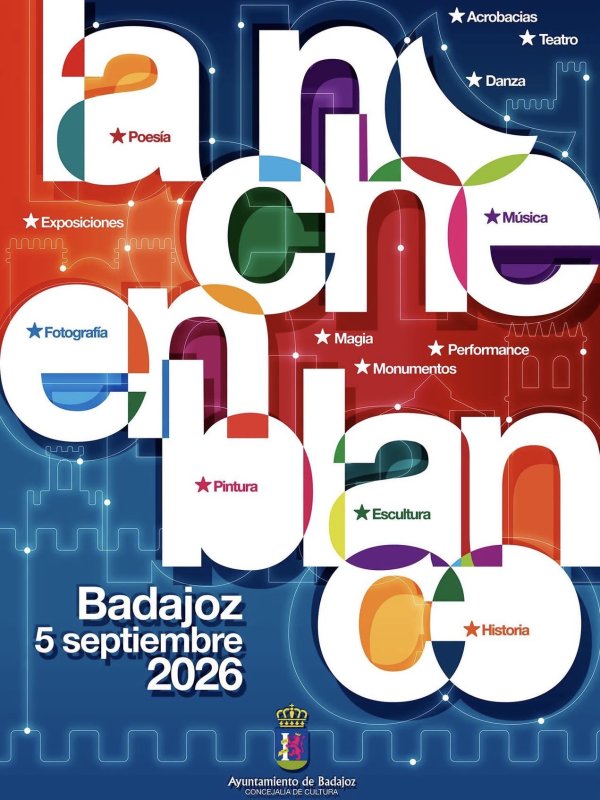 La Noche en Blanco Badajoz 2026