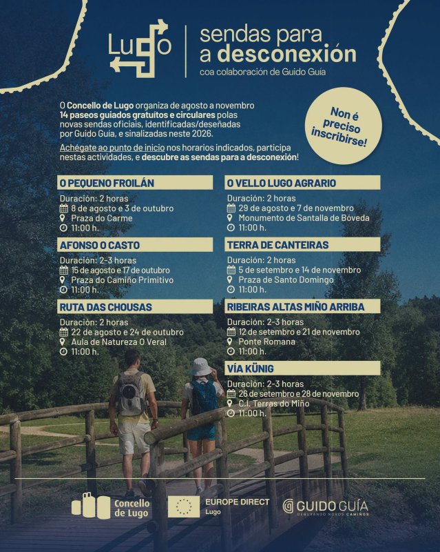 Sendas para a Desconexión en Lugo