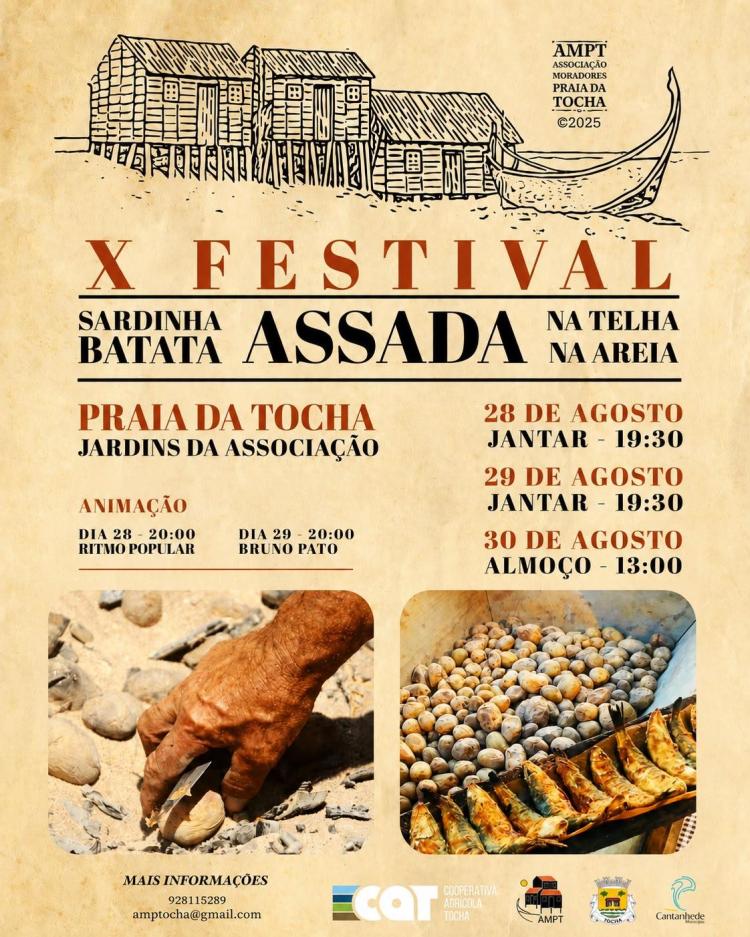 X Festival da Sardinha Assada na Telha e da Batata Assada na Areia