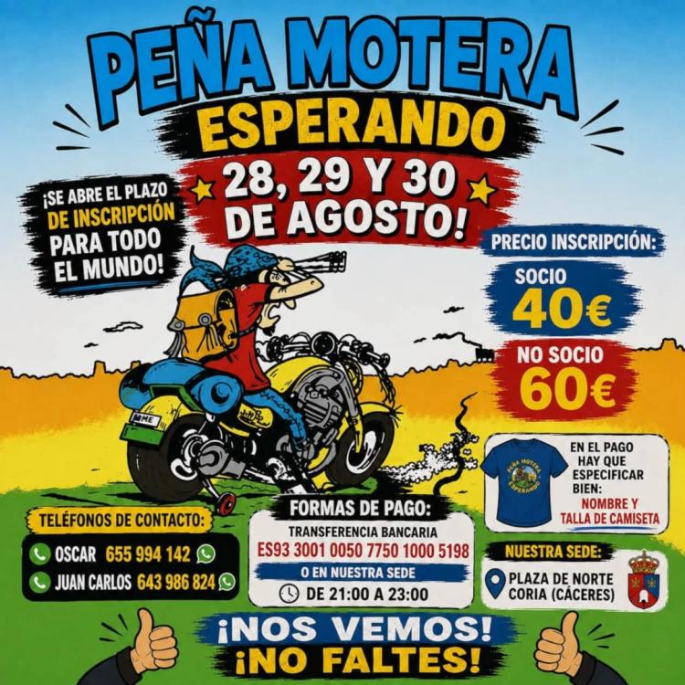 Concentración Motera Peña «Esperando» 2026