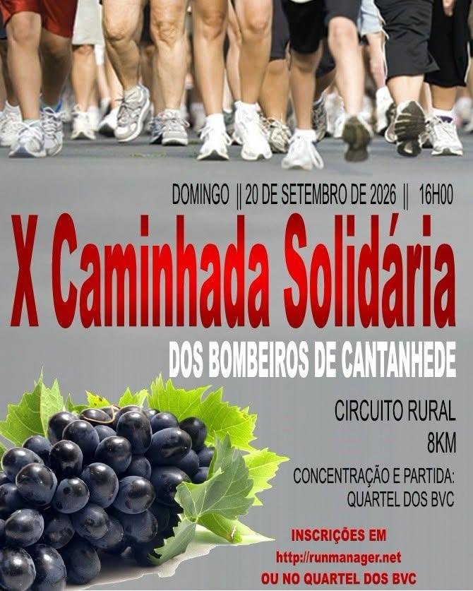 X Caminhada Solidária dos Bombeiros Voluntários de Cantanhede
