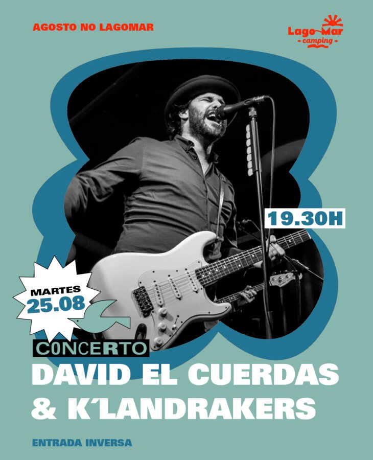Concerto de David El Cuerdas & K’Landrakers no Camping Lago-Mar