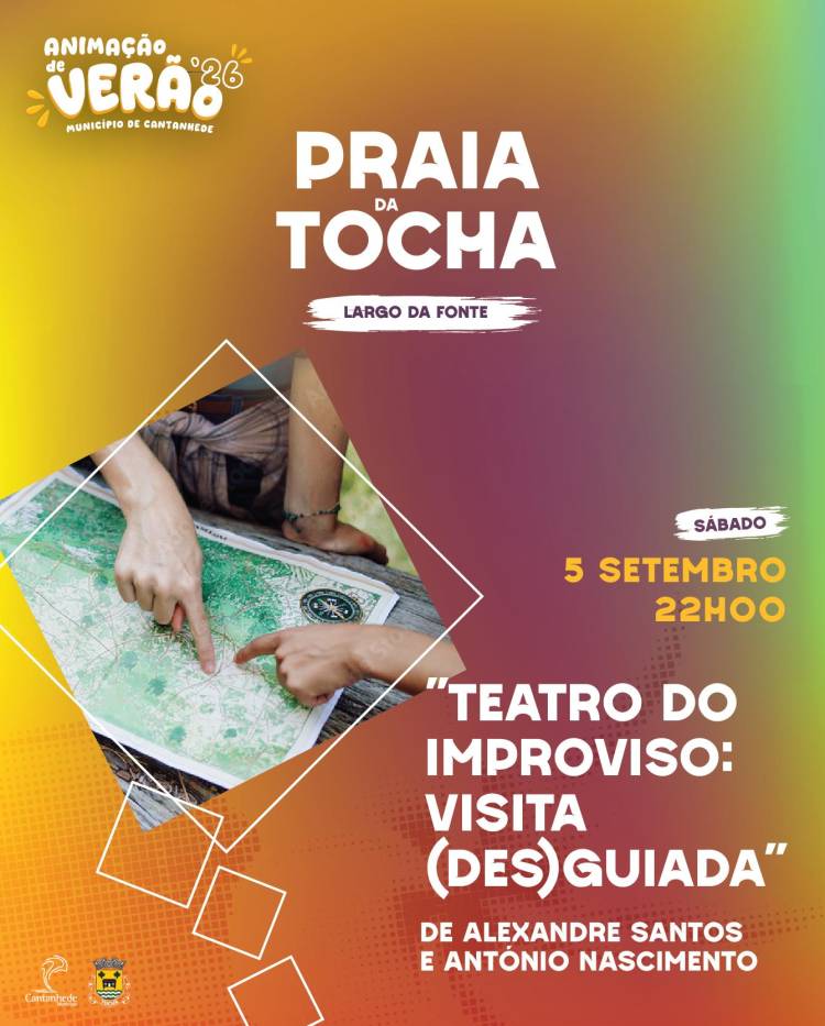 Animação de Verão na Praia da Tocha - Teatro de Improviso “Visita (Des)Guiada”, por Alexandre Santos e António Nascimento