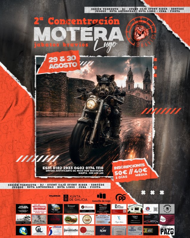 2ª Concentración Motera Jabatos Bravos Lugo