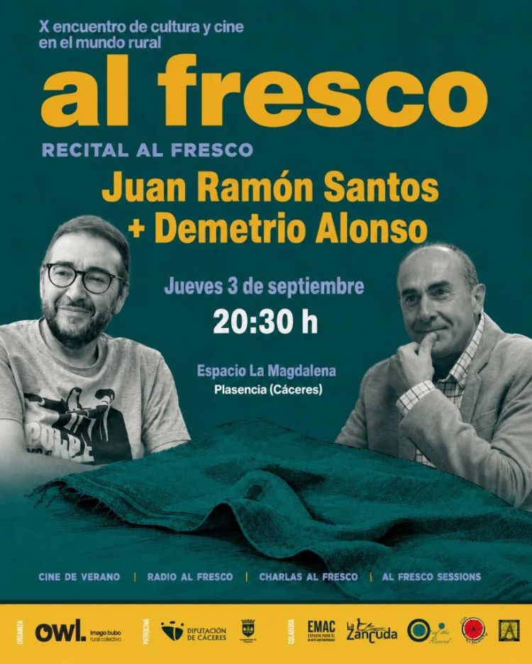 Recital al fresco: Juan Ramón Santos + Demetrio Alonso