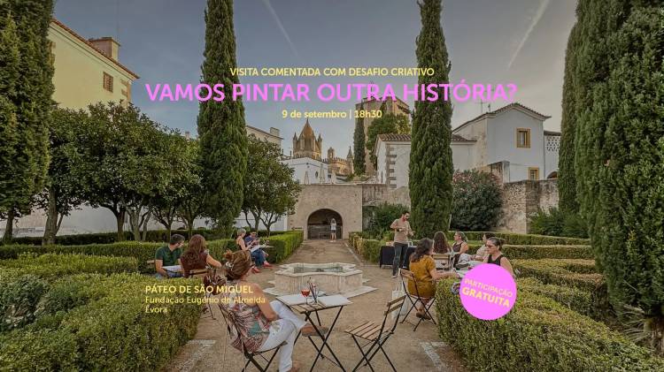 VAMOS PINTAR OUTRA HISTÓRIA? | Visita comentada com desafio criativo