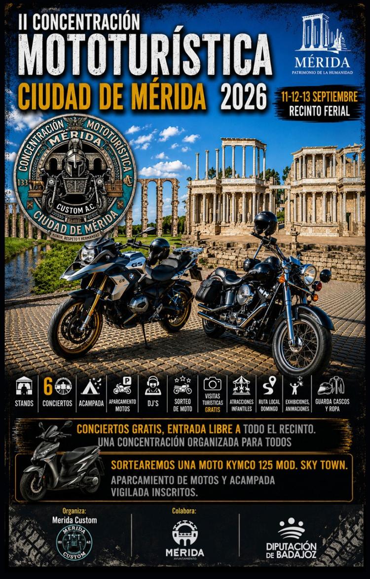 II Concentración Mototurística Ciudad de Mérida
