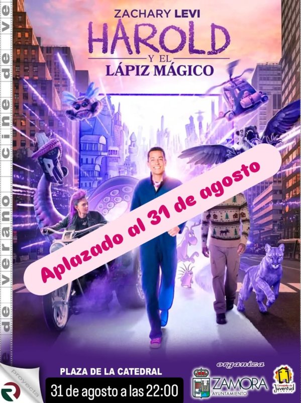 Proyección de 'Harold y el Lápiz Mágico'