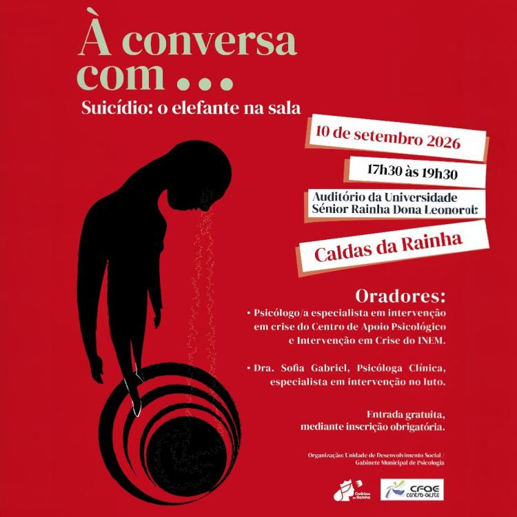 Tertúlia | À conversa com Suicídio: o elefante na sala