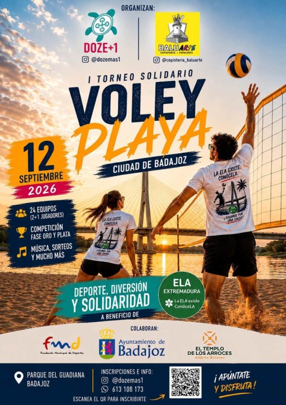 I Torneo Solidario Voley Playa Ciudad de Badajoz