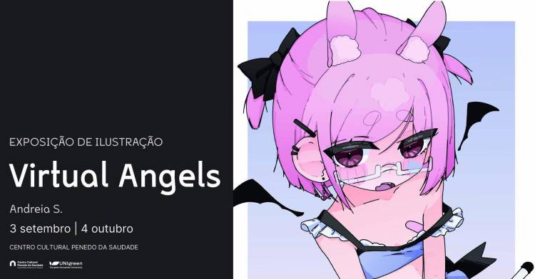 Inauguração de exposição de ilustração Virtual Angels