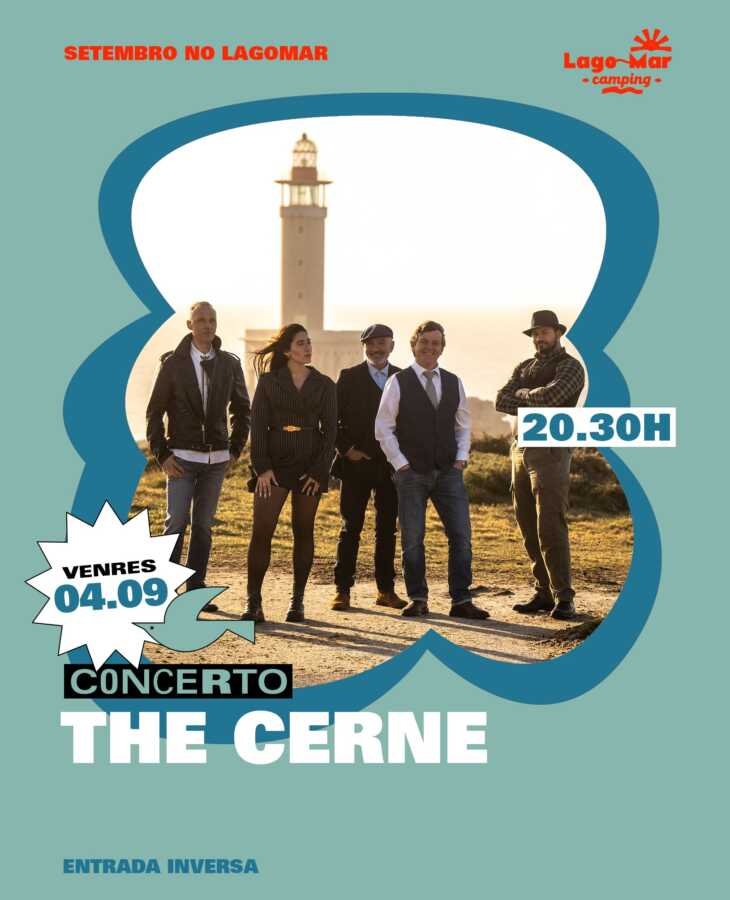 The Cerne en concerto no Camping Lago-Mar | Setembro no Lagomar 2026