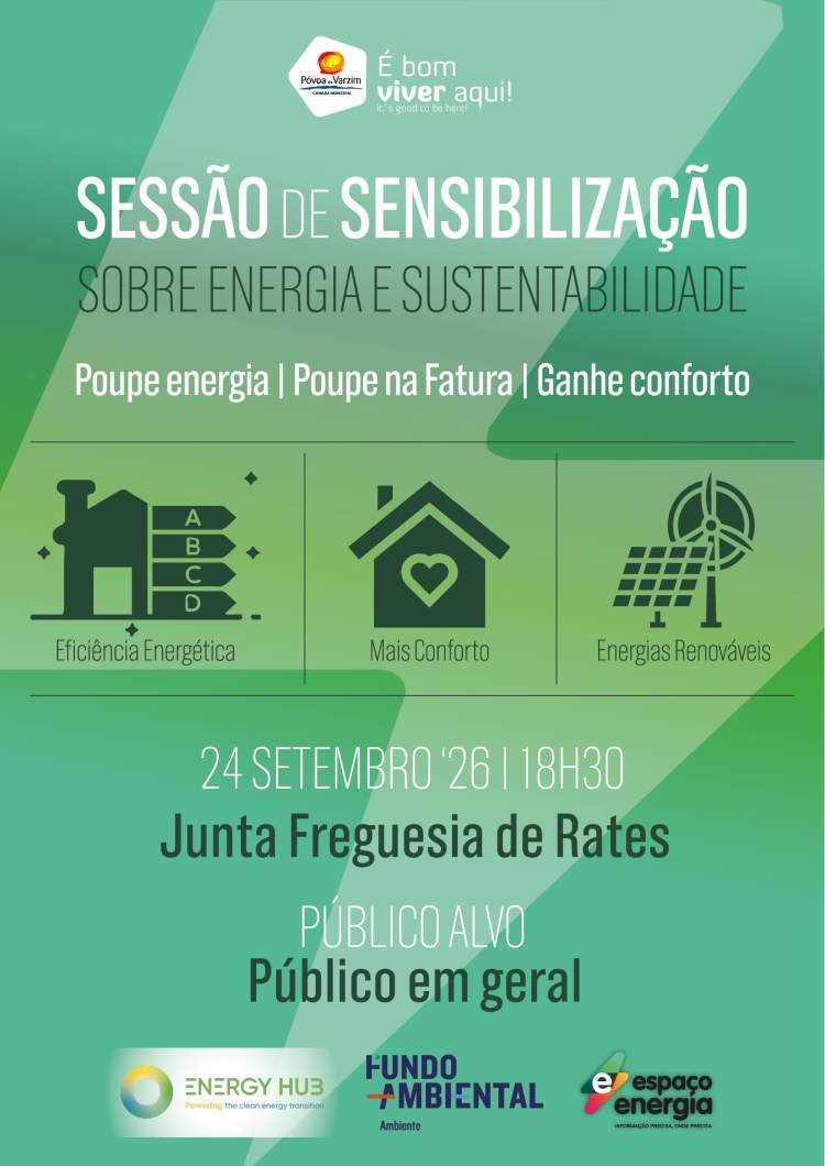 Ação de Sensibilização Póvoa de Varzim Energy Hub: Junta de Freguesia de Rates