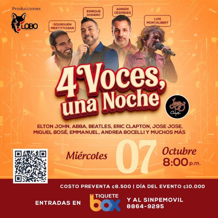 4 Voces, 1 Noche