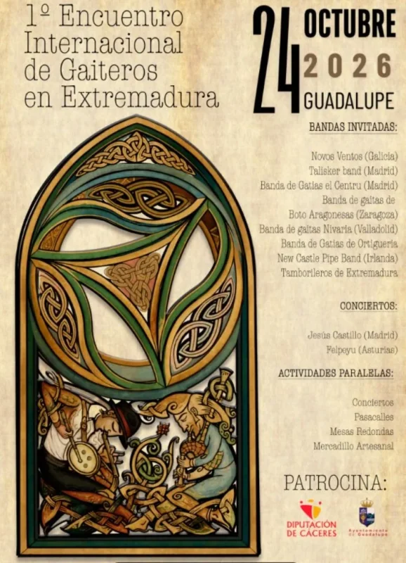 1º Encuentro Internacional de Gaiteros en Extremadura
