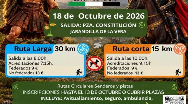 Ruta Senderista ” DE VIRIATO A CARLOS V “