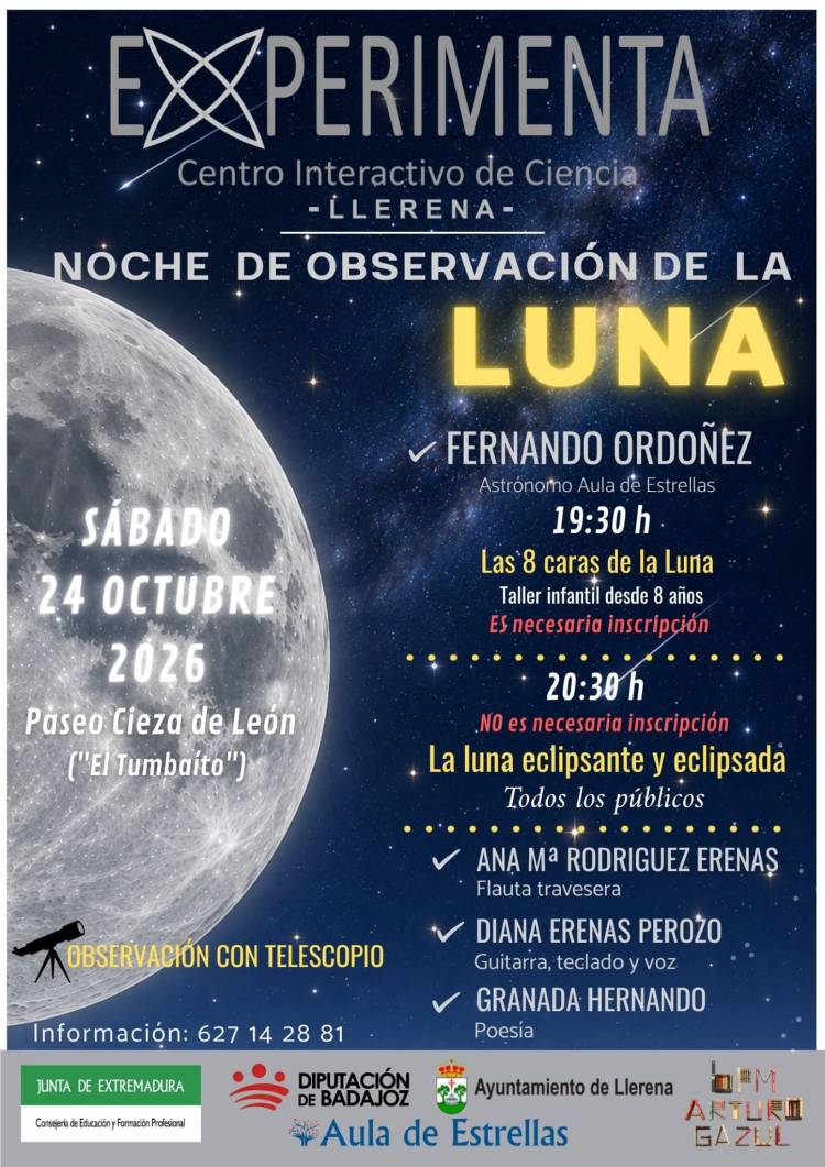 Noche de observación de la luna