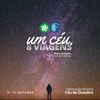 Céu de Outubro: uma noite de estrelas, planetas e histórias