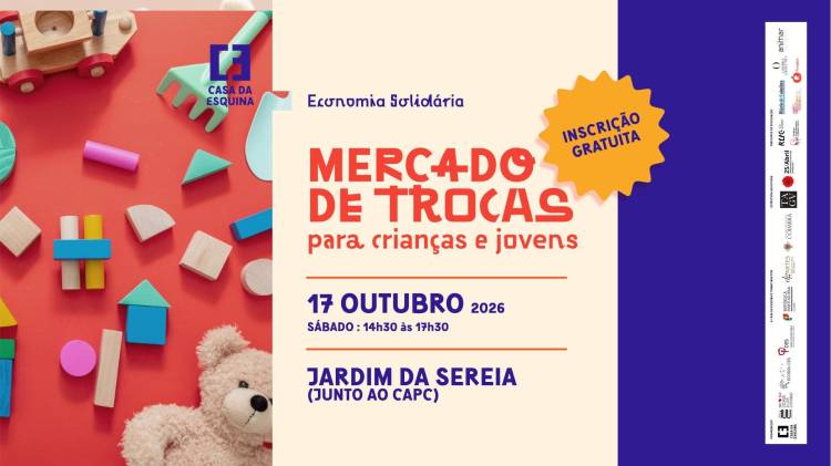 Mercado de Trocas para Crianças e Jovens