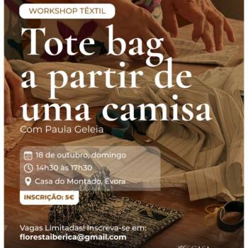 Workshop | Tote Bag a partir de uma camisa