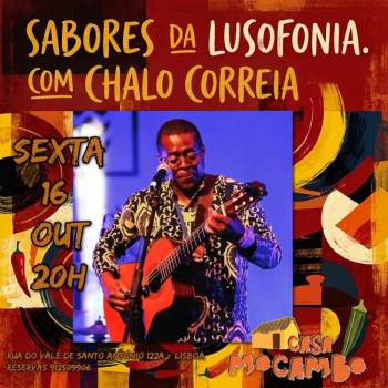 Jantar Sabores da Lusofonia com Chalo Correia