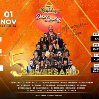 DanSunday | 5th Anniversary & FILIPE TAVARES B-DAY | 01 NOV | Afrolatin Party