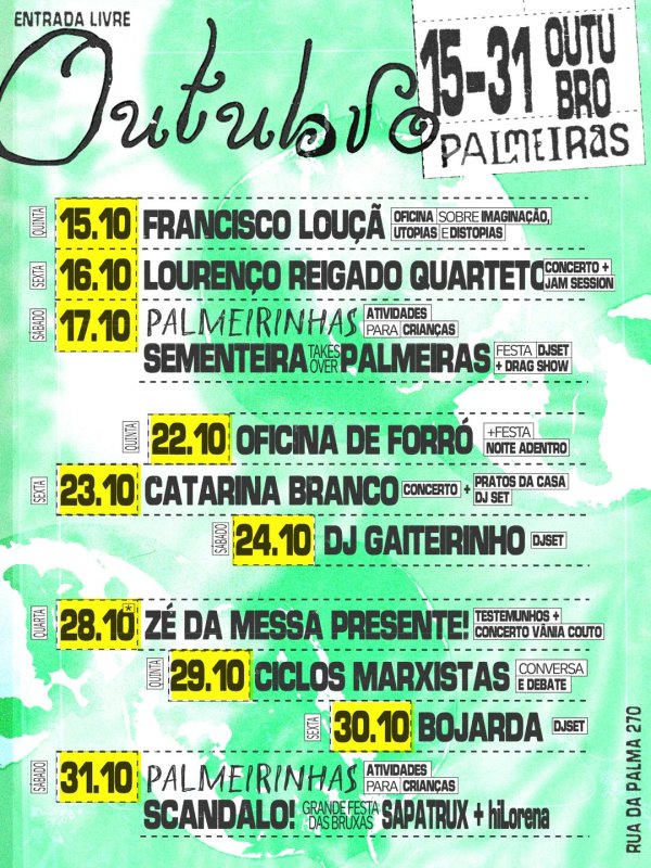 Octobre à Palmeiras