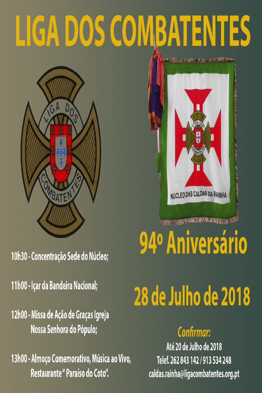 94º Aniversário do Núcleo da Liga dos Combatente