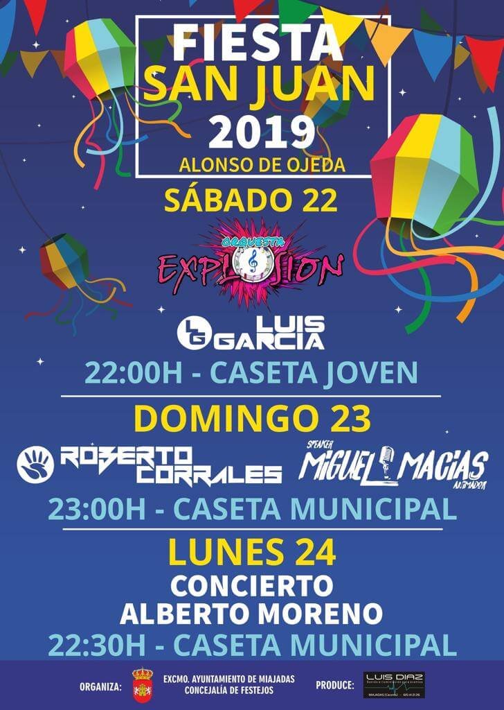 Fiestas de San Juan en Alonso de Ojeda 2019