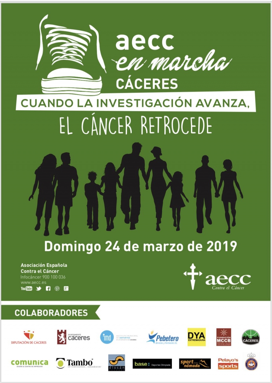 AECC en marcha 2019 Cáceres