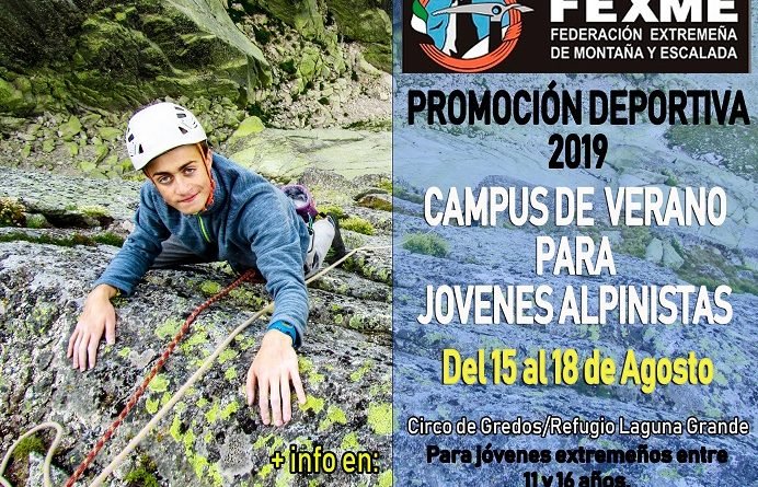 CAMPUS DE VERANO JOVENES ALPINISTAS, DEL 15 AL 18 DE AGOSTO