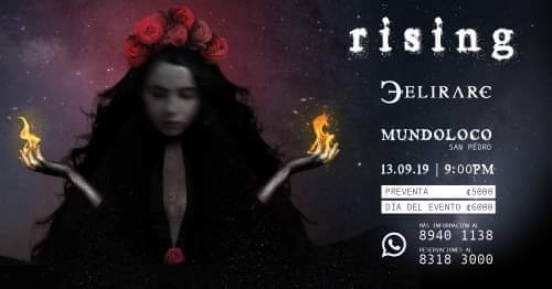 Delirare presenta su álbum Rising