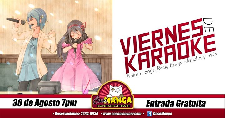 Noche de Karaoke en Casa Manga