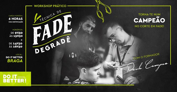 Workshop - Técnica de Face Degradê (Do It Better Braga)