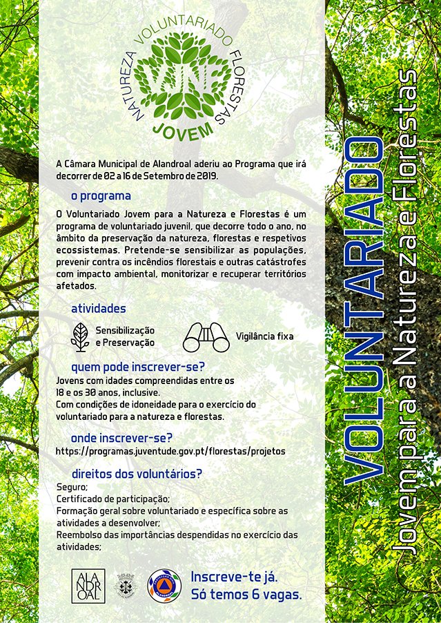  Voluntariado Jovem para a Natureza e Florestas