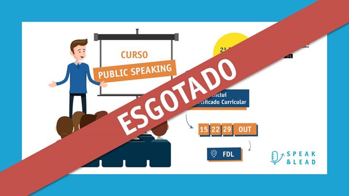 Curso Public Speaking - FDL - Esgotado