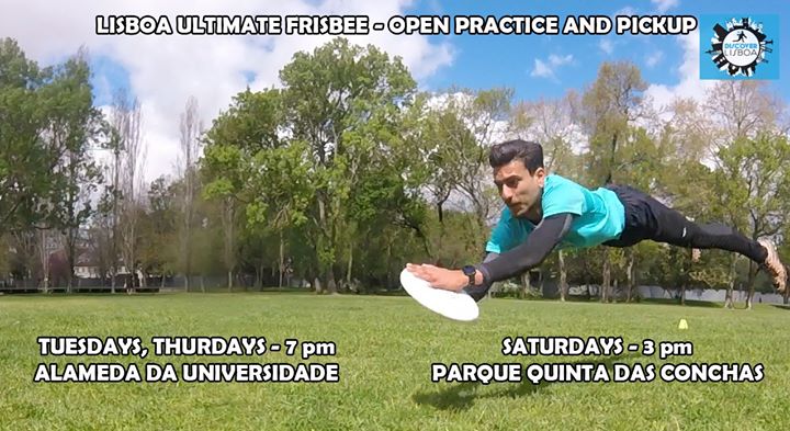 Lisbon Ultimate Frisbee * Season 2019/20 - 2nd Practice