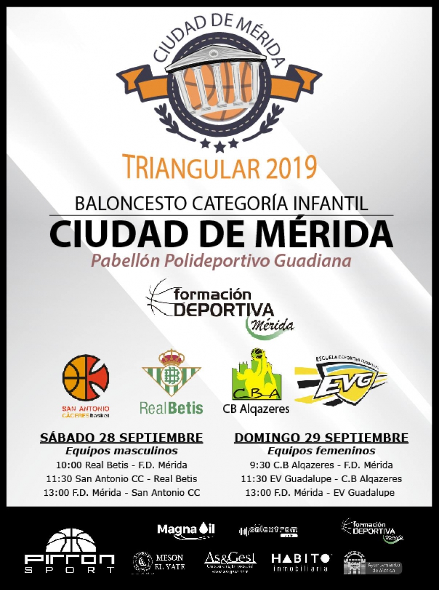 Triangular Baloncesto 2019 Ciudad de Mérida