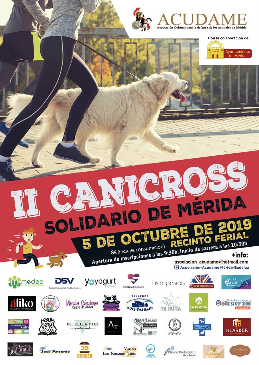 II Canicross Solidario de Mérida