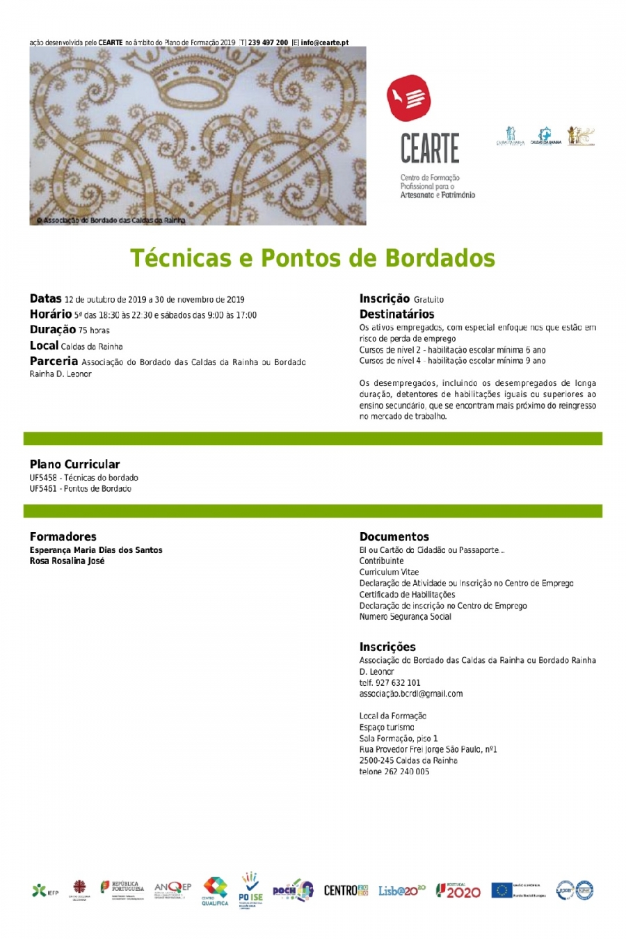Curso de Bordados