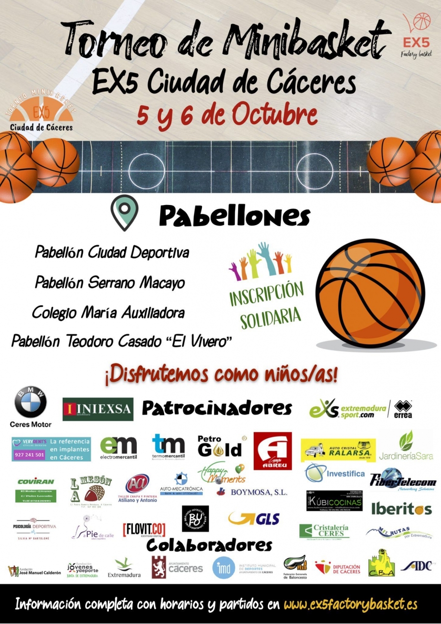 Torneo de Minibasket “Ciudad de Cáceres”
