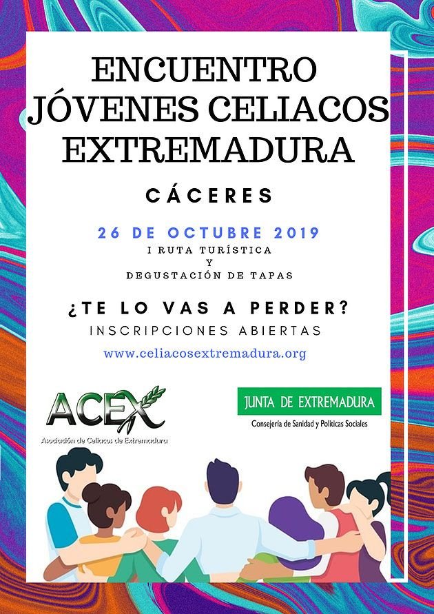 Encuentro Jóvenes Celiacos Extremadura. Cáceres