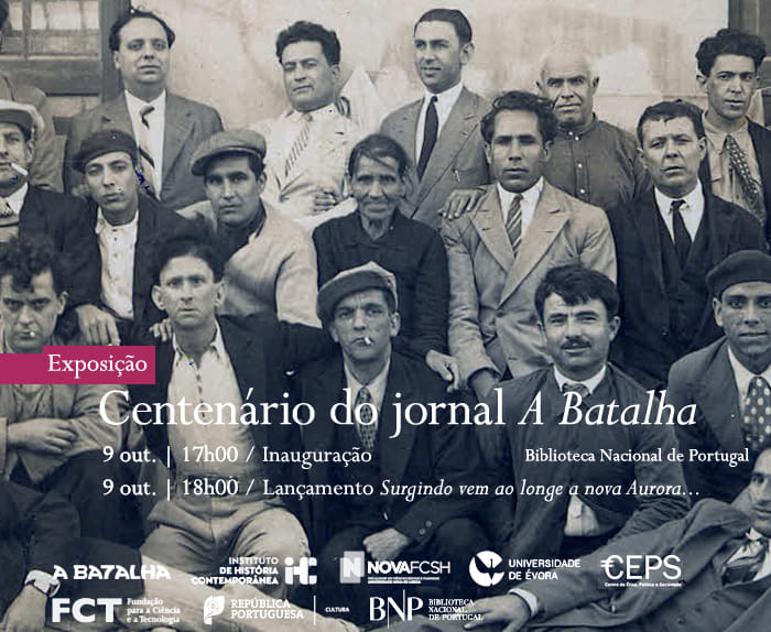 Exposição: Centenário do jornal A Batalha