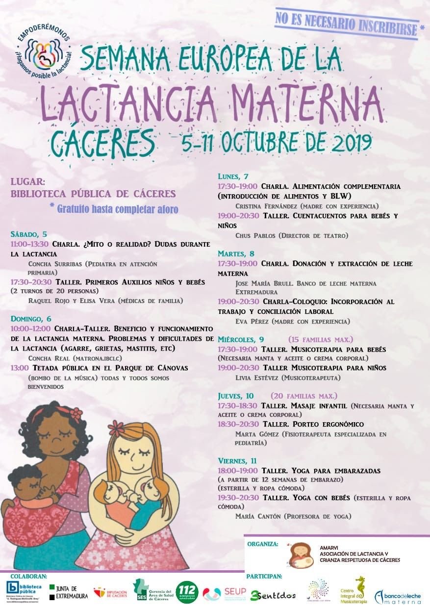 Semana Europea de la Lactancia Materna
