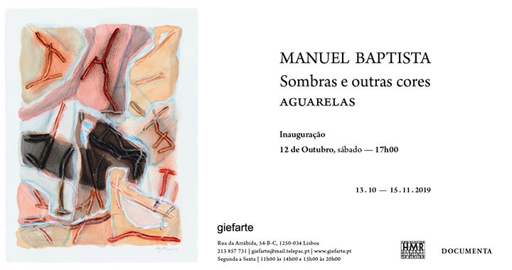 Inauguração Exposição Manuel Baptista - sábado, 12 Outubro - 17h