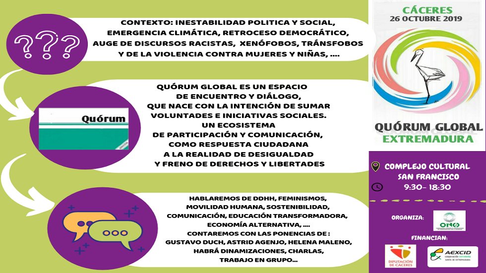 Encuentro Quorum Global Extremadura - CÁCERES