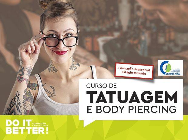 Curso de Tatuagem e Body Piercing