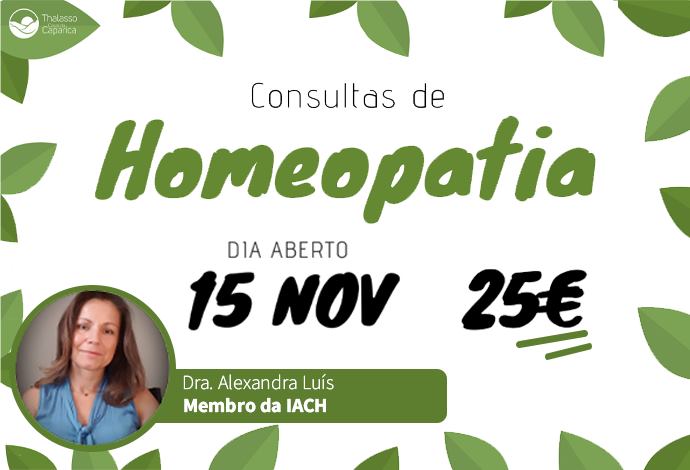 Dia Aberto: Homeopatia, com Dra. Alexandra Luís