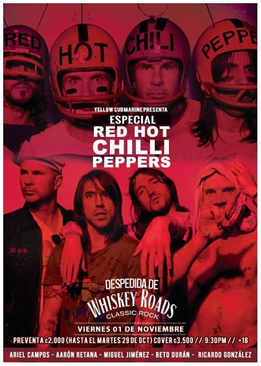 Especial Red Hot Chili Peppers - Whiskey Roads