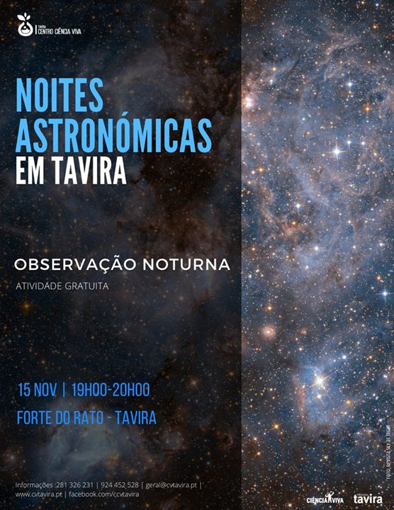 Noites Astronómicas em Tavira - Observação Noturna